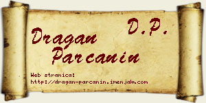 Dragan Parčanin vizit kartica